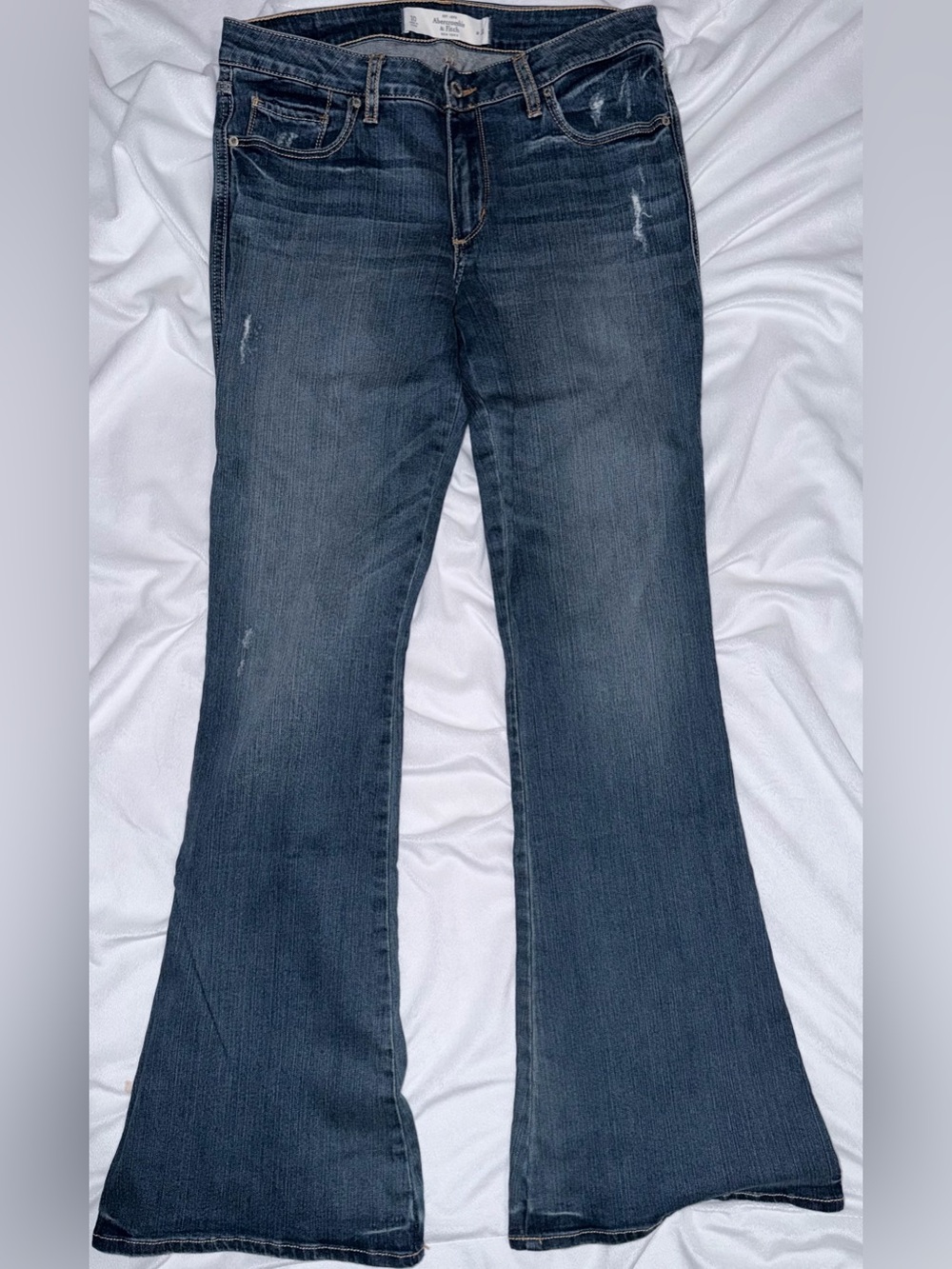 Abercrombie & Fitch Dark Blue Flare Jeans